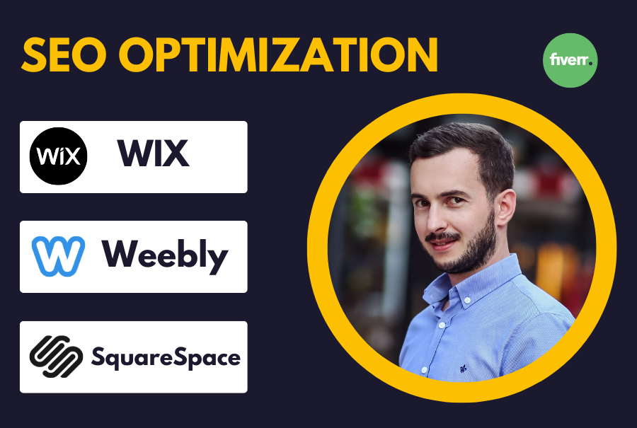 Improve site SEO in Wix, Weebly or SquareSpace, Full SEO Service