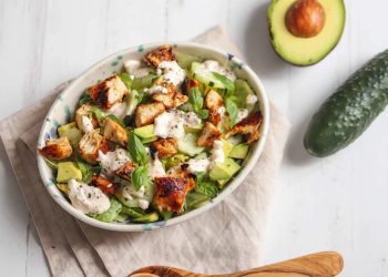 Cucumber, Avocado & Chicken Salad