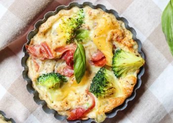 Egg Broccoli & Ham Muffins